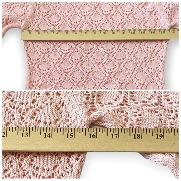 NWT Rachel Comey Bassi‎ Top - pink lace knit , Size S - Picture 12 of 13
